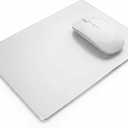 Glass Mouse Pad, 13.7x10.2 Inch Large Gaming Mousepad with Non-Slip Base, Special Glass Surface for Optimal Control, Clear Mouse Mat for Desk Computer Laptop Gamer Office Work