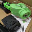 Cordless Weed Wacker Electric,21V Stringless Battery Powered Weed Trimmer Eater,Weed Wacker with Charger 2 Battery and 26Pcs Blades,String Trimmer/Brush Cutter/Edger for Yard and Garden