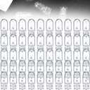 50 Pack 12v 5w Bulb LED Wedge Base Light Bulbs for Under Cabinet Lighting Ramp Counter Lighting House Number Lights Tiny 12 Volt Two Prong Bulbs Suitable for Indoor Small Spaces