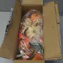 Nearly Natural 16in. Harvest Pumpkin and Berries Artificial Arrangement in Wood Vase