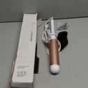 Large Curling Iron 2 Inch Barrel, Long Barrel Curling Wand for Hair, Ceramic Tourmaline Hair Styling Tool, Double Voltage, White