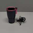 2-in-1 Smart Car Cup Warmer Cooler, Auto Car Cooling and Heating Cup Mug Holder with LED Temperature Display, Touch Control, Keep Beverage Cool and Warm Fits in Commuter Road Tripper (Pink)