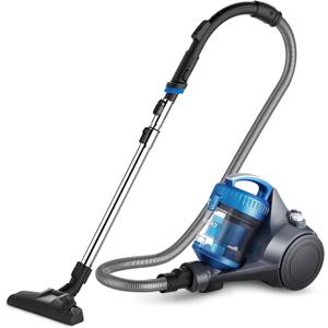 Eureka WhirlWind Bagless Canister 2.5L Vacuum Cleaner, Lightweight Vac for Carpets and Hard Floors, NEN110A, Blue (Blue)
