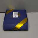 9" Oak Bathroom Vanity Tray Turntable for Perfume Candle, Round Wooden Decorative Tray for Kitchen Sink Countertop Organizer, Bathroom Counter Organizer for Skincare Makeup, Farmhouse Black Gold