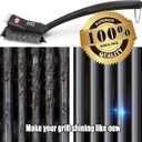 GRILLART Grill Brush Bristle Free, SteamWizards [Ultra Safe & Efficient] Grill Cleaner Brush with 1 Replacement Head, for Cast Iron and Stainless Steel Grates, BBQ Grill Brush for Outdoor Grill