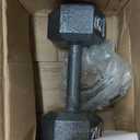 CAP Barbell Cast Iron Hex Dumbbell | Multiple Options (20 Lb, Gray, Pair)