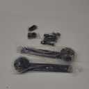 skysen Sliding Barn Door Hardware Roller Set Black (LK-I Shape Hanger)