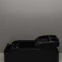 Center Console for Minivans, SUVs, Middle Van Console, Extra Cup Holders, Large Storage, 27"L x 11.5"W x 8.5"H,Made in USA, Black