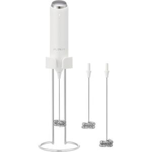 Flendy Rechargeable Milk Frother Handheld, Coffee Frother Handheld with USB-C Charging Stand, Electric Drink Mixer Handheld, Mini Electric Whisk Frother for Coffee, Matcha, etc