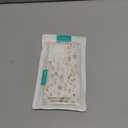 Unov Case Compatible with Moto g 5G 2025/2026 Moto g Play 2025/2026 Clear with Flower Floral Golden Girly Design Soft TPU Shock Absorption Slim Embossed Pattern Protective Back Cover