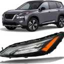 WFLNHB Driver Left Side Replacement for Nissan Rogue 2021-2023 DRL Headlight Turn Signal Light 261256RR0A