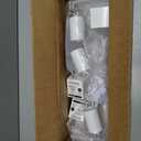 Dimmable 3 Light White Plug in Track Light White Plug in Ceiling Lighting Fixture with 16.4' Long Cord,3 Way Ceiling Spotlight,Rotatable Wall Mount Light Head,LED dimmable Spot Bulbs Included