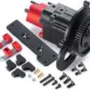 1/10 Benedict Harry 2 Speeds Metal Complete Transmission Case Gearbox with Dig Gear for 1/10 Axial SCX10 RC Crawler Car