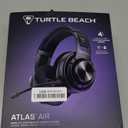 Turtle Beach Atlas Air Wireless Open Back PC Gaming Headset - PC, PS5, PS4, Mobile - 24-bit High-Fidelity Audio, Broadcast Grade Mic, Bluetooth, Floating Earcup, Memory Foam Cushions, 50-Hr Battery (Black)
