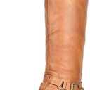 DREAM PAIRS Women's Knee High Boots, Buckle Riding Boots. Size 8