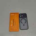 Symcele Designed for iPhone 17 Pro Max Case, Compatible with MagSafe, [Camera Protection] [15FT Military Drop Protection] Shockproof Translucent Matte Anti-Slip Phone Case, 6.9", Navy Blue