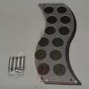 NBEADS 12 Shot Glass Tray Holder, Acrylic Shot Glasses Bulk Serving Trays Beer Wine Display Rack for Bar Party Club and Family Frenzy Party, Hole: 1.5 inch