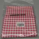Grandipity 12 Pack Premium Disposable Plastic Picnic Tablecloth 54 Inch. x 108 Inch. Decorative Rectangle Table Cover - Red Checkered Gingham