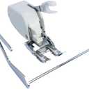 Open Toe Walking Foot W/Guide,for Quilting and Sewing Stitch Through Multiple Layers, Fits Brother Sewing Machines and MoreFree 1pcs 1/4" Quilting Foot