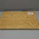 Bamboo Cutting Board for Kitchen, 18" Large Wood Charcuterie Cheese Board, Wooden Chopping Block with Side Handles and Juice Grooves