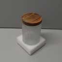 yoqelt Vintage Glass Jars with Wooden Lids, 34 oz Airtight Glass Food Storage Containers Sets for the Kitchen, Sugar Candy Coffee Cookie Tea Spice Pasta