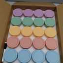 RowinsyDD 20 Pack Glass Baby Food Storage Containers, 4 oz Leakproof Baby Food Jars with Lids, Small Glass Food Containers for Infant Baby, Freezer & Microwave Safe, BPA Free