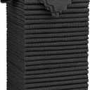 Orighty Black Microfiber Cleaning Cloth, 24 Pack Highly Absorbent Cleaning Rags, Microfiber Towels for Cars, Household Cleaning Supplies, Reusable Lint Free Cloths for House, Kitchen, 12 x12 inch