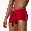 Swimsuit Men's Swimwear Boxershorts Swimming Beach Sea Pool Sport Briefs Shorts, L