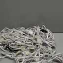 1000FT C9 Light String, E17 Socket 12" Spacing, C9 Christmas Stringer Outdoor Black Stringer for Wedding Patio Event Lighting Decor, White Wire