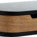 10.4Inch Floating Nightstand, Wall Mounted Bedside Shelf, Handmade Bedroom Furniture,Floating Bedside Table, Floating Nightstand with Drawer (Black, Single Drawer)