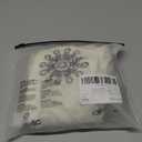 Women Floral Embroidered Blouse Ruffled V-Neck Flutter Sleeve Top for Summer Brunch Casual