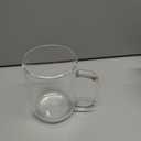 Glass Coffee Mugs, 24 oz Ice coffee cups, Large Clear Tea Cups Set of 2, Glass Mugs with Handles, Glass Cups for Latte, Cappuccino, and Tea