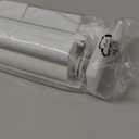 LazBlinds No-Drill Cordless Zebra Blinds - Dual Layer Light Filtering & Room Darkening, Free-Stop Lift, Easy Install, Day & Night Privacy with Valance for Window 27" W x 72" H, White