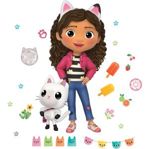 RoomMates DreamWorks Gabby's Dollhouse Character Giant Wall Decals , RMK5453GM ((Pack of 1))