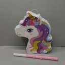 Small Unicorn Piata with Piata Stick Blindfold and Confetti Rainbow Unicorn Piata for Girls Birthday Party Pink Unicorn Party Supplies for Princess Parties Fiestas Decorations, (Unicorn)