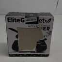 Elite Gourmet ESB-301BF# Countertop Single Cast Iron Burner, 1000 Watts Electric Hot Plate, Temperature Controls, Power Indicator Lights, Easy to Clean, Black