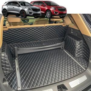 Cargo Mat Compatible with 2017-2026 Cadillac XT5 (Cargo Management System) Trunk Mat and Rear Backrest Mat Cargo Liners All Weather