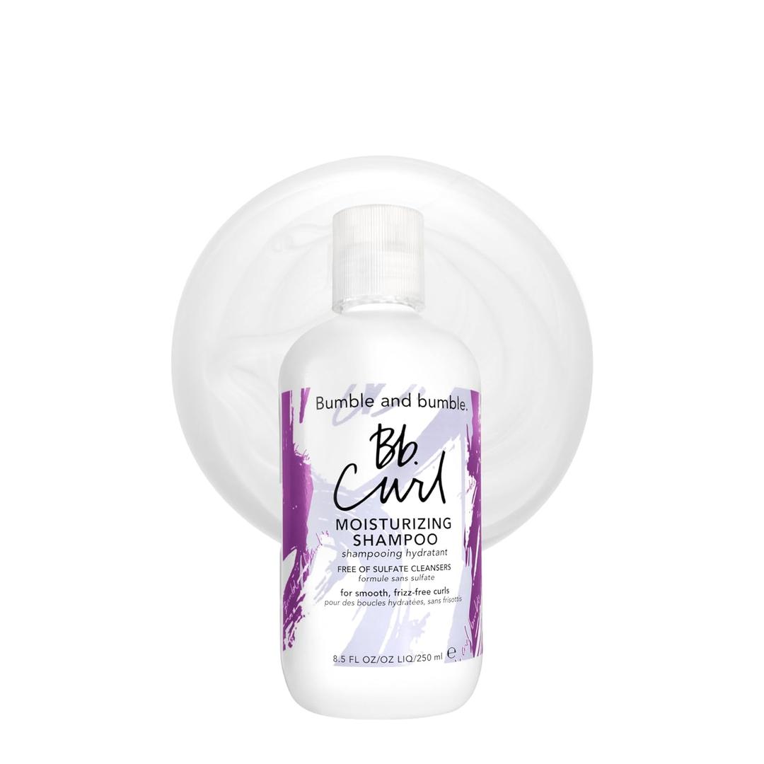 Bumble and Bumble, Curl Moisturizing Shampoo | Gently Cleanses Coils, Curls, Waves | Anti Frizz | Sulfate Cleanser Free | With Jojoba, Avocado + Coconut Oil