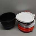 MixAid™ Silicone Bowl Liners for KitchenAid Tilt-Head 5 Qt Stand Mixers – 3 Silicone Liners & Lids – Replacement Mixer Accessories – Dishwasher Safe – Mixing Bowl Inserts – Not for Bowl-Lift Models