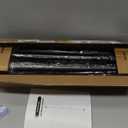 Tension Curtain Rod 31 to112 In Extra Long Curtain Rod Adjustable Pole Heavy Duty Spring Matte Black Shower Curtain Rod for Bathroom Windows Room Divider Never Rust Anti-Slip