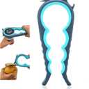 Otstar Jar Opener Bottle Opener and Can Opener for Weak hands, Seniors with Arthritis and Anyone with Low Strength, Mutil Jar Opener Get Lids Off Easily (Blue and Grey)