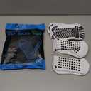 Lux Dual Grip Socks - 3 Pack Soccer Socks for Men and Women - GripArray Performance & Comfort - Anti-Slip for Soccer