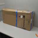 Snow Sled for Kids: 35", Cold-Resistant, Anti-lateral Drift, Included Rope, One Handle per Side, Fast, Stable, Stackable, Easy to Carry, Toboggan Sleds for Snow Days (Blue-Red)