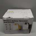 iThird Wall Sconce Battery Operated Set of 2, 6000mAh Rechargeable Wall Lights with Touch Control and Remote Control, Wireless Wall Lamps for Bedroom, Black Sconces Wall Decor for Living Room Hallway