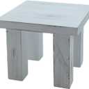 Newborn Photography Props Wooden Table Mini Bedside Table Rustic Square End Table Baby Photoshoot Props Display Risers for Any Newborn Bed and Birthday Cake Smash Photoshoots