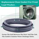 Upgrade MDS47123608 Washer Door Boot Seal,Replacement for LG Kenmore and Compatible with Models WM8100HVA WM8000HVA,WM4070HVA,WM4270HVA,Equal Quality to AP5668418, PS6448330,2673936