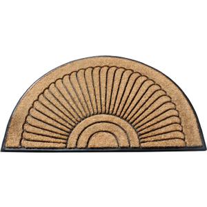 A1HC Natural Coir and Rubber Door Mat, 30x48, Thick Durable Doormats for Entrance, Heavy Duty, Low Pile Door Mat, Easy to Clean, Long Lasting Front Entry Doormat