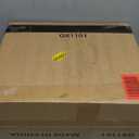 Black Minimalist Swivel Stool with Wheel Perfect for Work SPA Shop Massage Height-Adjustable and Cost-Effective Rolling Stool Chair with Square Seat