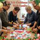 Yookeer 3 Pack DIY Felt Christmas Snowman Set Santa Advent Calendar Xmas Tree Felt with Detachable Ornament Craft Door Wall Hanging Decoration Xmas Gift for Winter Holiday Party(Vivid)