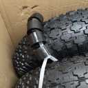 (2-PACK) 4.80/4.00-8" Tire and Wheel, 16" Pneumatic Tire Wheels with 5/8" Bearings (Extra 3/4") and 3" Centered Hub for Wheelbarrow, Hand Truck, Garden Carts, Yard Wagon Dump Cart
